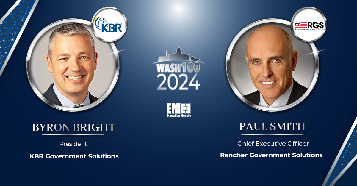KBR’s Byron Bright & RGS CEO Paul Smith Honored as 2024 Wash100 Winners